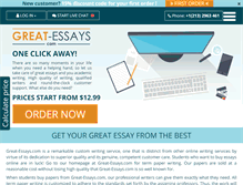 Tablet Screenshot of great-essays.com